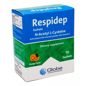 RESPIDEP DIETARY SUPPLEMENT ( N - ACETYLCYSTEINE 300 MG + VITAMIN C 250 MG ) 10 SACHETS